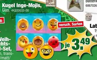 SB Lagerkauf Kugel Inge Mojis Angebot