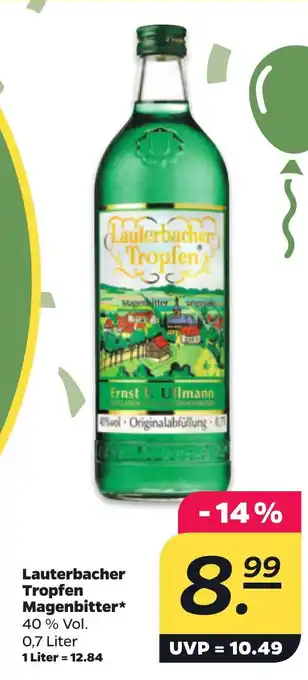 NETTO Lauterbacher Tropfen Magenbitter 40% Vol. 0,7 Liter Angebot