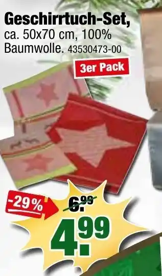 SB Lagerkauf Geschirrtuch Set Angebot