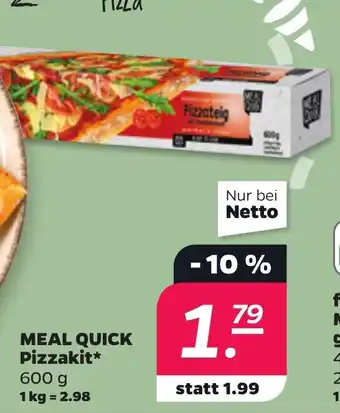 NETTO MEAL QUICK Pizzakit 600 g Angebot