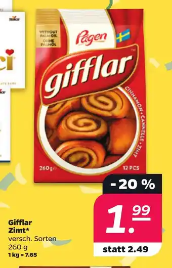 NETTO Pagen Gifflar Zimt 260 g Angebot