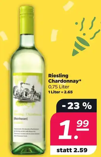 NETTO Riesling Chardonnay 0,75 Liter Angebot