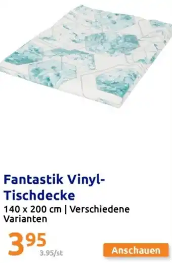 Action Fantastik Vinyl Tischdecke Angebot