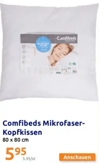 Action Comfibeds Mikrofaser Kopfkissen Angebot