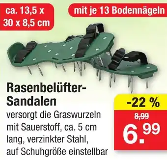 Zimmermann Rasenbelüfter Sandalen Angebot