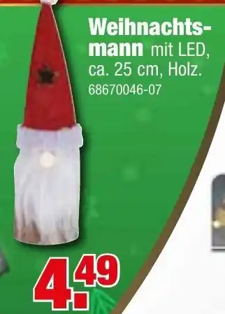 SB Lagerkauf Weihnachtsmann Angebot