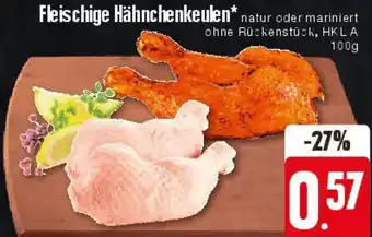 Edeka Fleischige Hähnchenkeulen 100 g Angebot