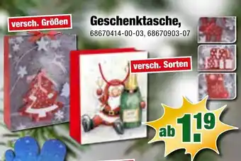 SB Lagerkauf Geschenktasche Angebot