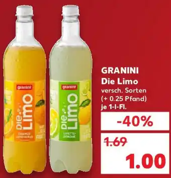 Kaufland GRANINI Die Limo 1-I-FI. Angebot