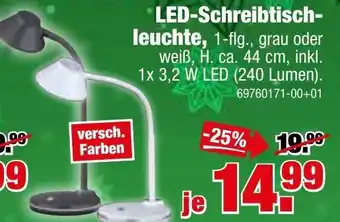 SB Lagerkauf LED Schreibtischleuchte Angebot