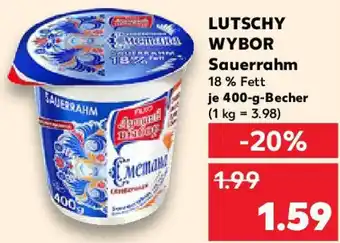 Kaufland LUTSCHY WYBOR Sauerrahm 400 g Becher Angebot