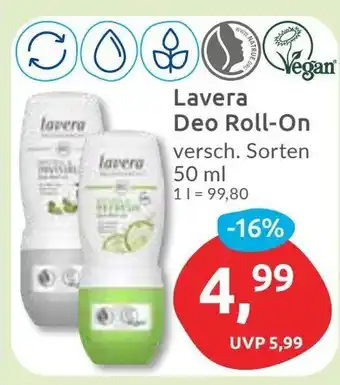 Budni Lavera Deo Roll-On 50 ml Angebot