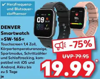 Kaufland DENVER Smartwatch SW-165 Angebot