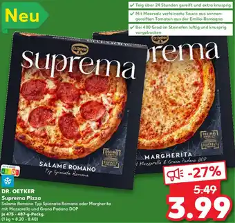 Kaufland DR. OETKER Suprema Pizza je 475-487 g Packg. Angebot