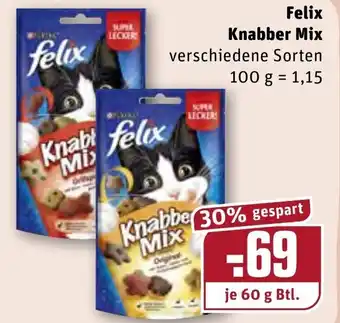 REWE Felix Knabber Mix 60g Angebot