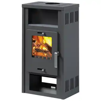 Hagebau accente Kaminofen Europa, Stahlblech, 7 kW - grau Angebot