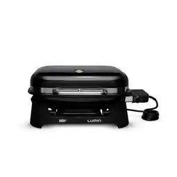 Hagebau WEBER Elektrogrill Lumin, Grillfläche: 49 x 33 cm, schwarz Angebot