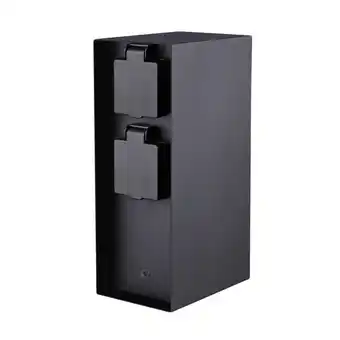 Hagebau CASAYA Steckdosensäule, BxHxL: 8,5 x 23 x 12 cm, 250 V - schwarz Angebot