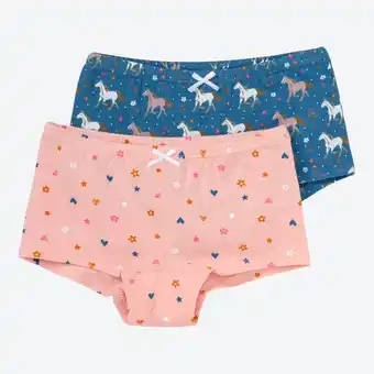 NKD Kinder-Mädchen-Panty mit Allover-Print, 2er-Pack Angebot