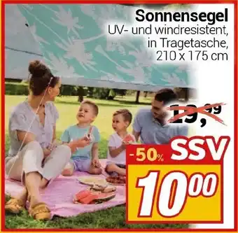 CENTERSHOP Sonnensegel Angebot