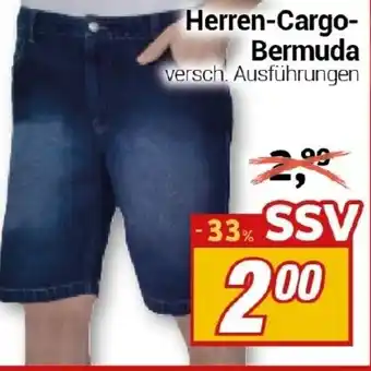 CENTERSHOP Herren-Cargo Bermuda Angebot