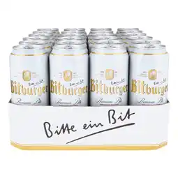 Netto Marken-Discount Bitburger Pils 4,8 % vol 0,5 Liter Dose, 24er Pack Angebot