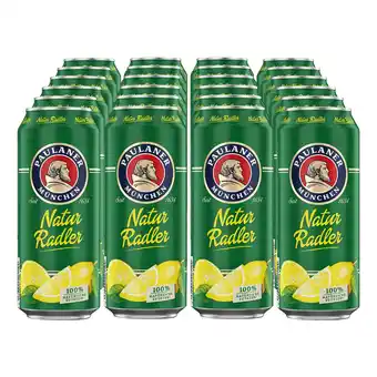 Netto Marken-Discount Paulaner Natur Radler 2,5 % vol 0,5 Liter Dose, 24er Pack Angebot