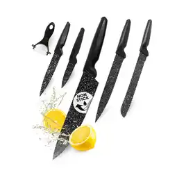 Netto Marken-Discount GOURMETmaxx Messerset 6-tlg. Schwarz Angebot