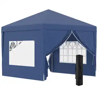 Netto Marken-Discount Outsunny Faltpavillon mit Tragetasche grün 295L x 295B x 258 cm Angebot