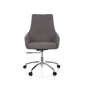 Netto Marken-Discount Home Office Bürostuhl SHAKE 100 Stoff mit Armlehnen hjh OFFICE Angebot