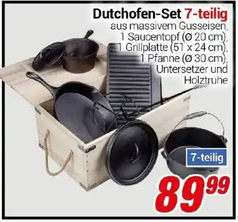 CENTERSHOP Dutchofen-Set 7-teilig Angebot