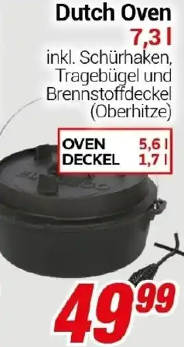 CENTERSHOP Dutch Oven 7,3 L Angebot