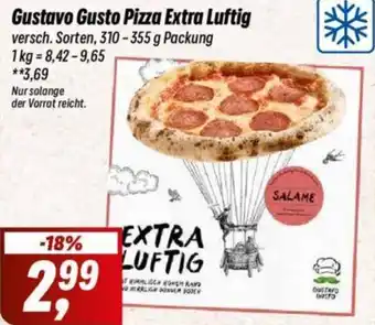 Simmel Gustavo Gusto Pizza Extra Luftig 310-355 g Packung Angebot