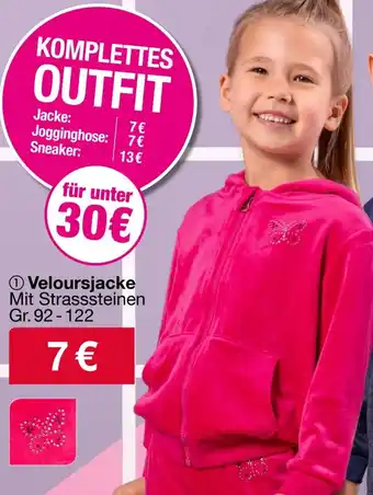 Woolworth Veloursjacke Angebot