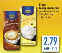 diska Krüger Family Cappuccino 500 g Angebot