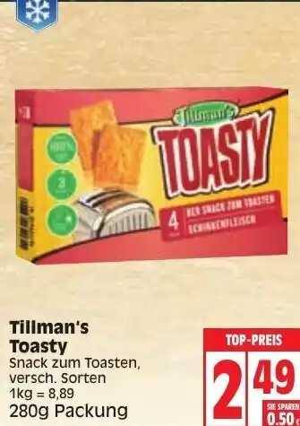 Edeka Tillman's Toasty 280g Angebot