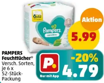 PENNY PAMPERS Feuchttücher Angebot