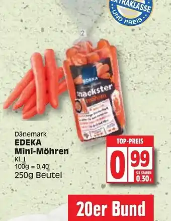 Edeka Edeka Mini Möhren 250g Beutel Angebot