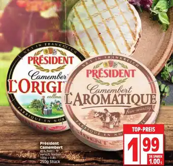 Edeka Président Camembert 250g Angebot