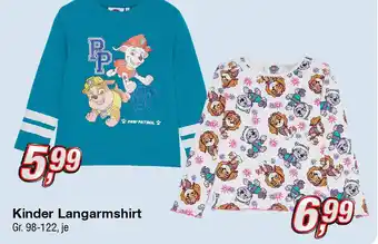 KiK Kinder Langarmshirt Angebot