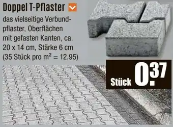 V Baumarkt Doppel T-Pflaster Angebot