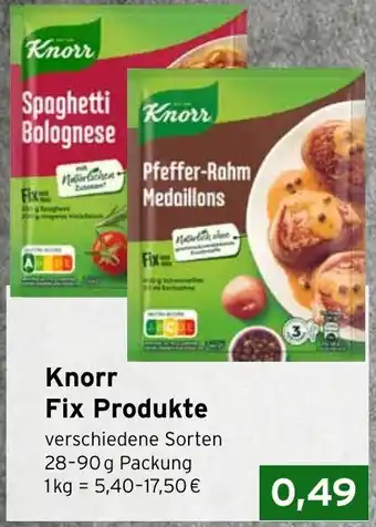 CAP Markt Knorr Fix Produkte 28-90 g Packung Angebot