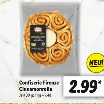 Lidl Confiserie firenze cinnamonrolle Angebot