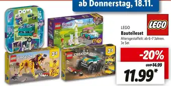 Lidl Lego bauteileset Angebot