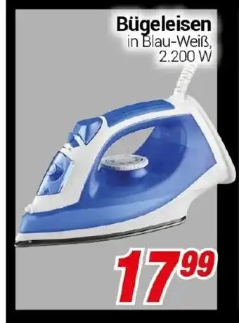 CENTERSHOP Bügeleisen Angebot