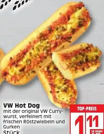 Edeka VW Hot Dog Angebot