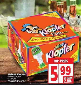 Edeka Kleiner Klopfer 25x0,02L Angebot