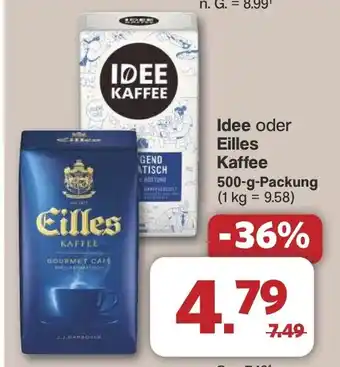 Famila Nord West Idee oder Eilles Kaffee 500-g-Packung Angebot