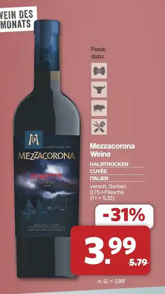 Famila Nord West Mezzacorona Weine Angebot