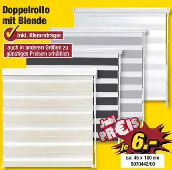 Poco Doppelrollo mit Blende Angebot